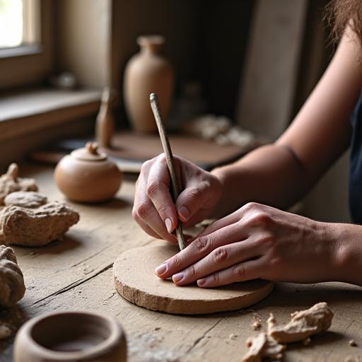 Atelier d'artisan local