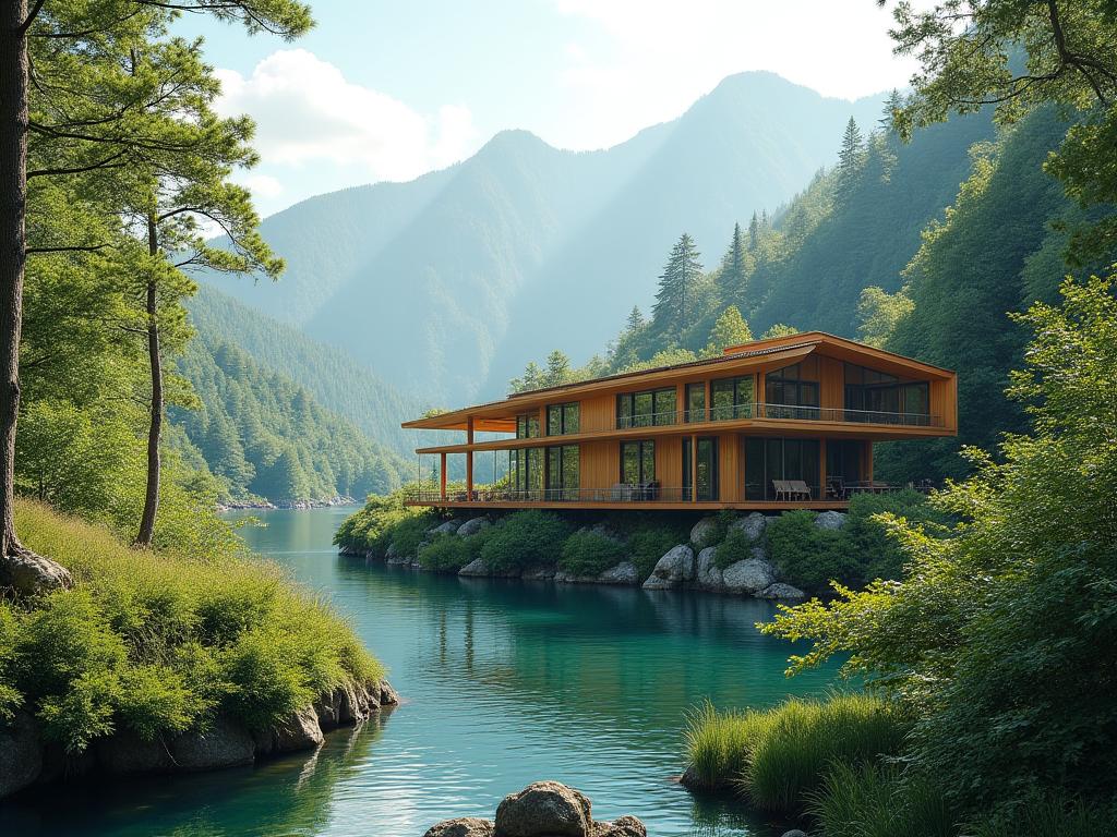 Eco-lodge de luxe dans la nature